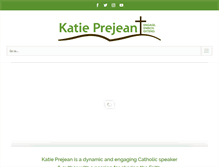 Tablet Screenshot of katieprejean.com